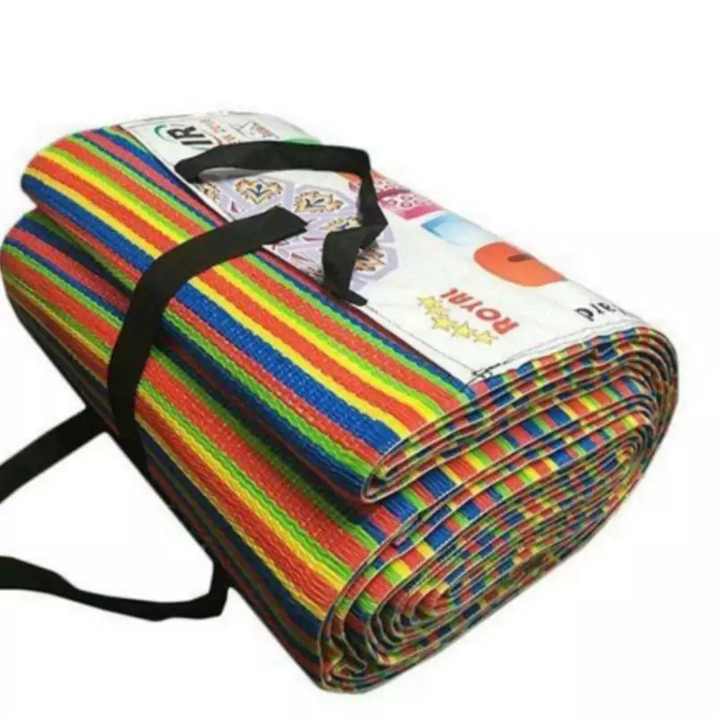 زیرانداز حصیری از برند المیرا ، در سایز  و ۹ متری با کیفیت بالا ، یک تیکه دوخت