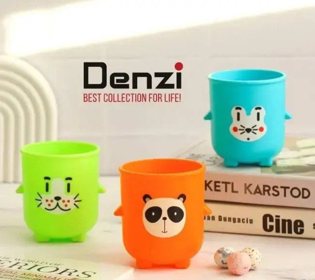 لیوان پلاستیکی طرح حیوانات دنزی