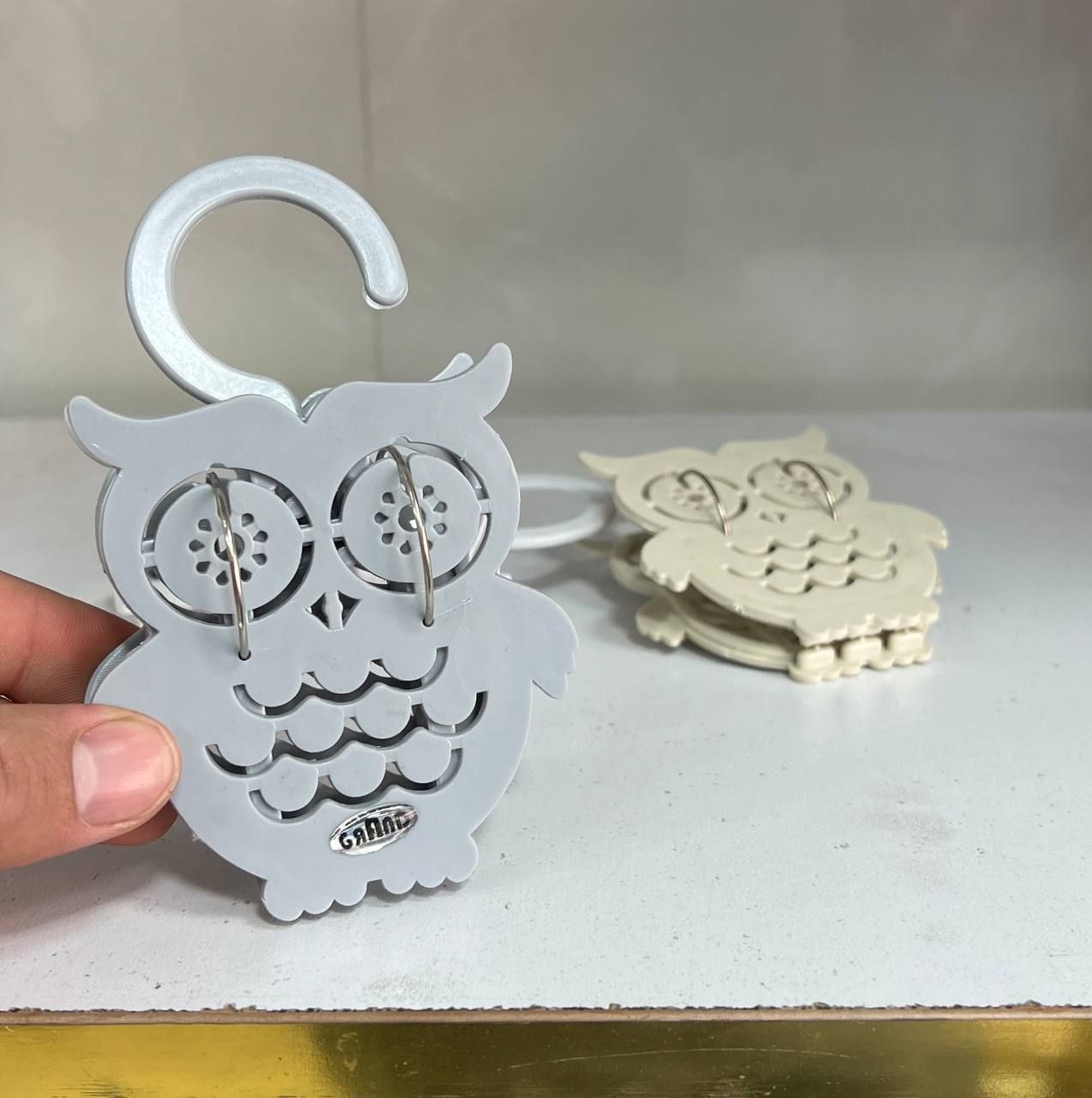 جا گیره دستکش طرح جغد