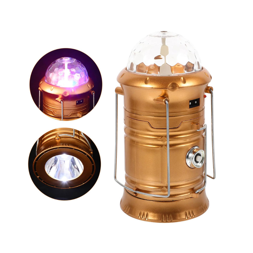 چراغ قوه فانوسی شارژی چندکاره | چراغ کمپینگ و مسافرتی LED