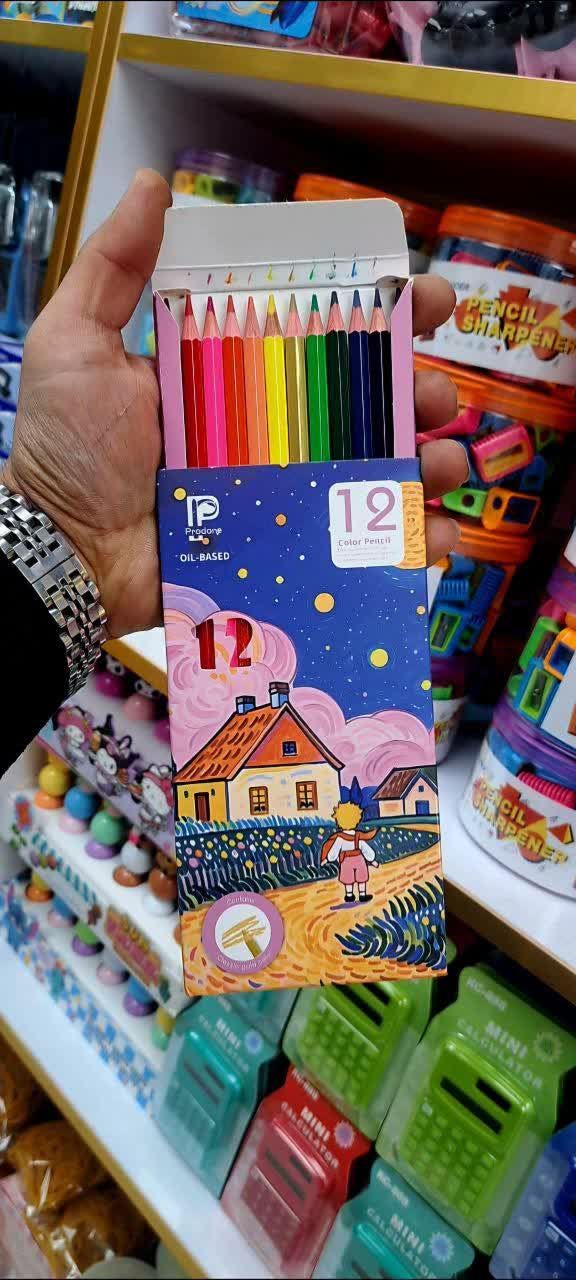 مداد رنگی پرودون 12رنگ